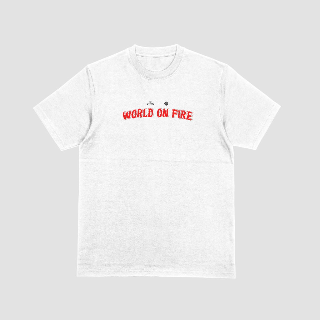 "WORLD ON FIRE" Graphic T-Shirt